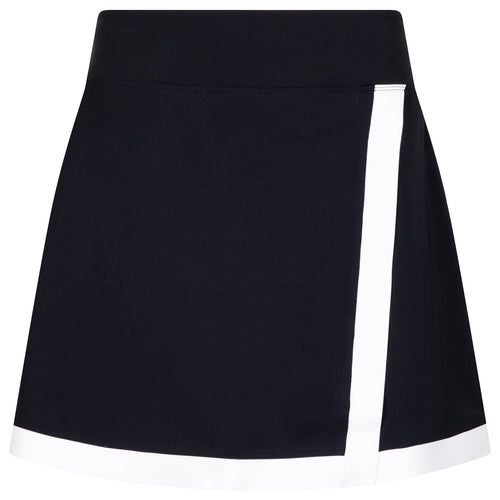 Womens Contrast Sport Skirt Navy/White
