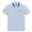 Womens Rib Collar SS Polo Blue