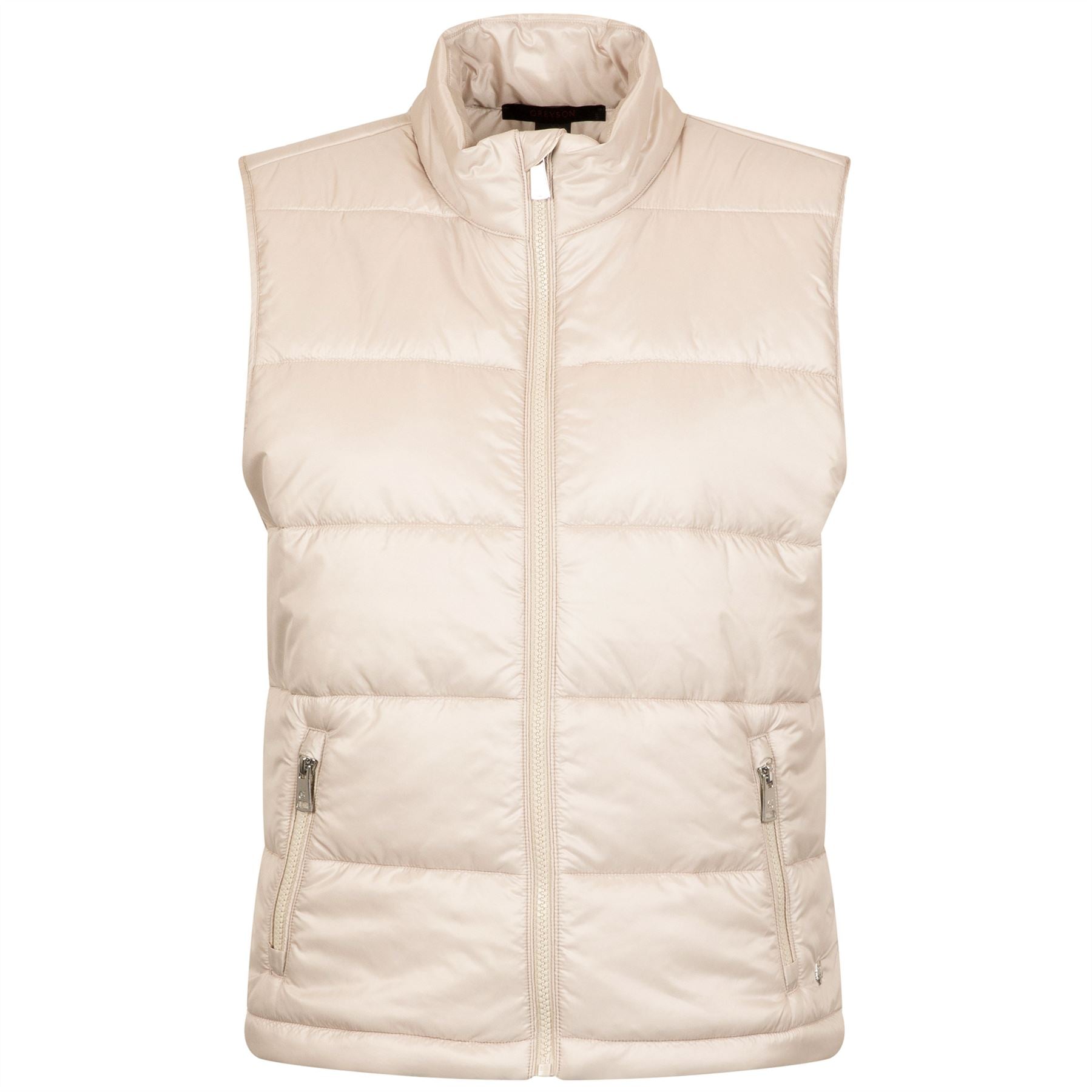 Womens Aries Channel Quilted Vest Sand