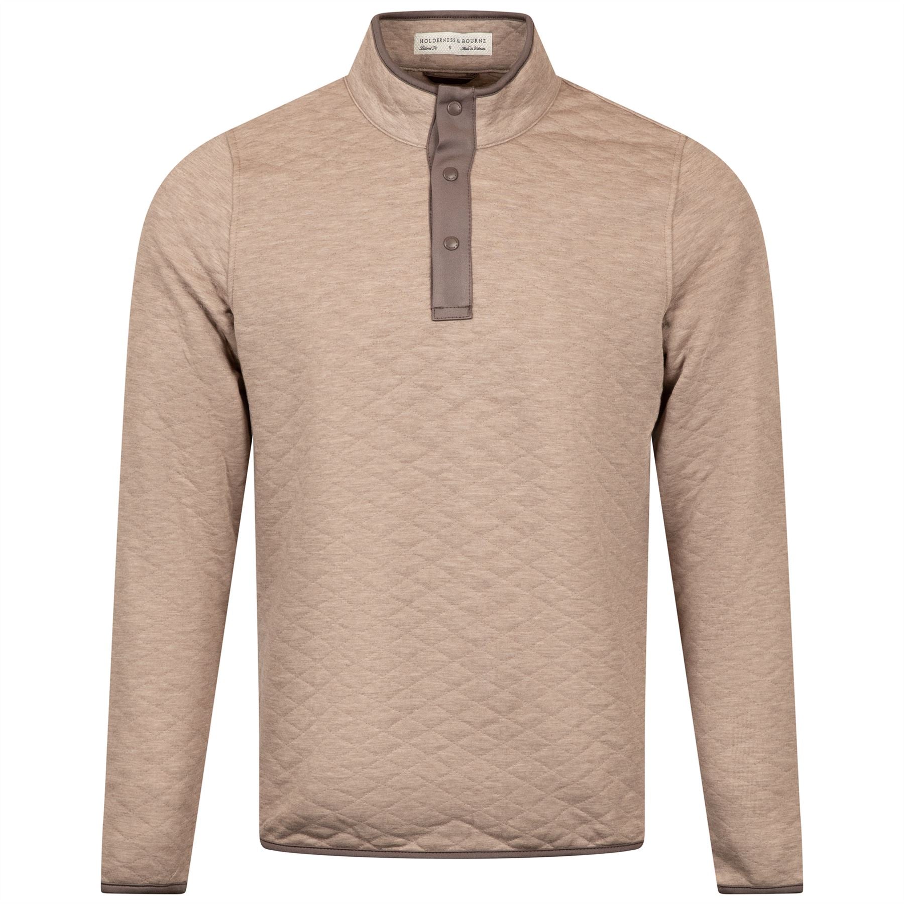 The Sullivan Snap Button Pullover Heathered Fescue