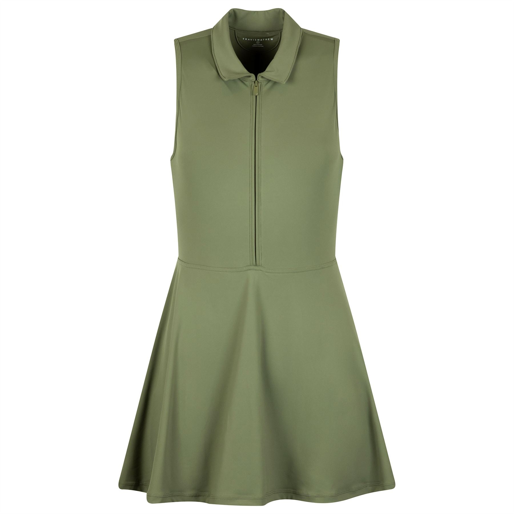 Womens Moveknit Sleeveless Zip Dress 2.0 Clover
