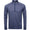 Keano Half Zip Regular Fit Mid Layer Atlanta Blue Melange