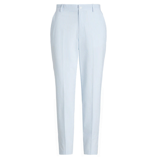 Womens RLX Seersucker Skinny Pants Cold Spring/Ceramic White