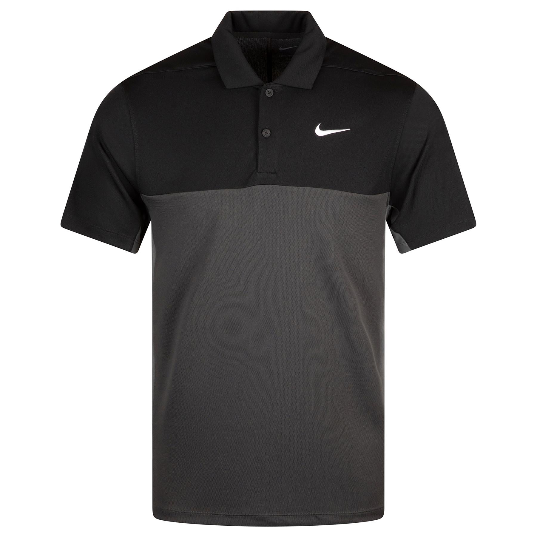 Dri-FIT Victory+ Colour Block Polo Black/Grey
