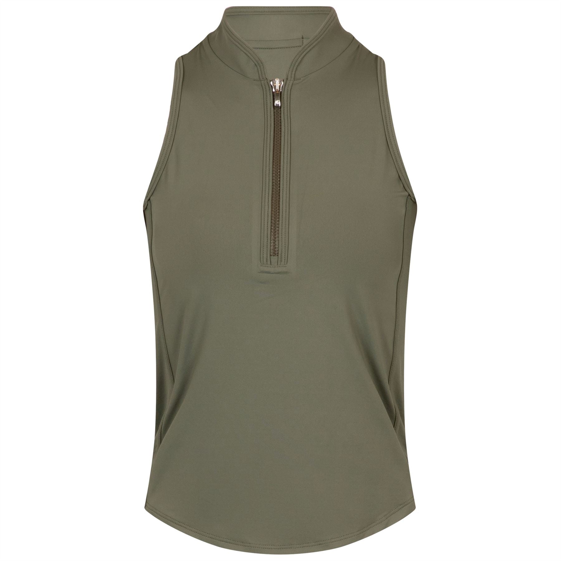 Womens Vesta Mock Neck SL Polo Camp