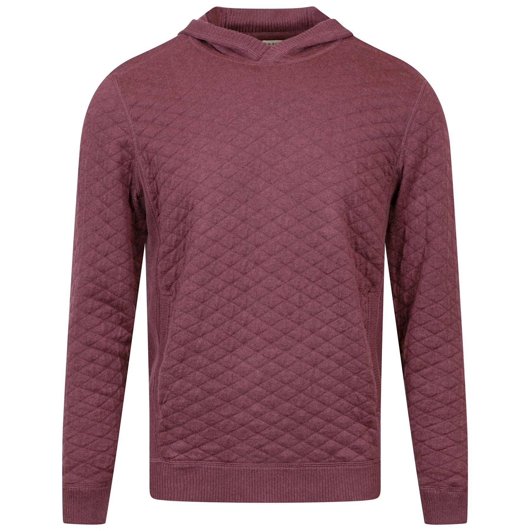The Wallace Crewneck Sweater Heathered Dark Claret