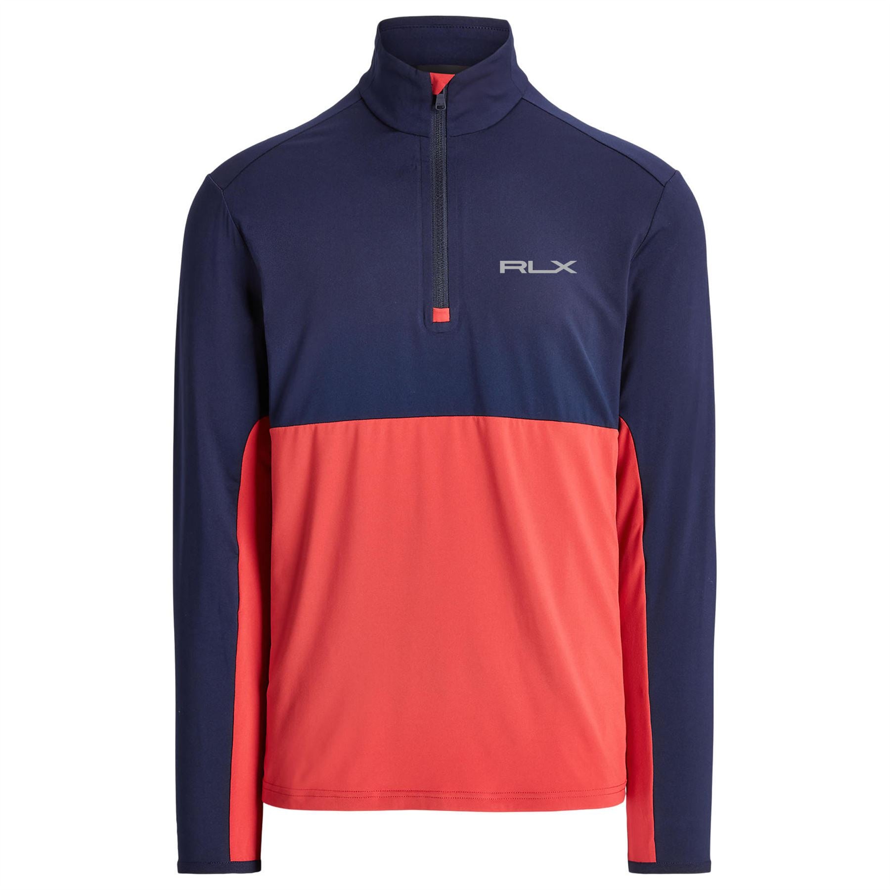 Performance Half-Zip Pullover French Navy/Spring Red