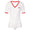 Womens V Neck Bodysuit White