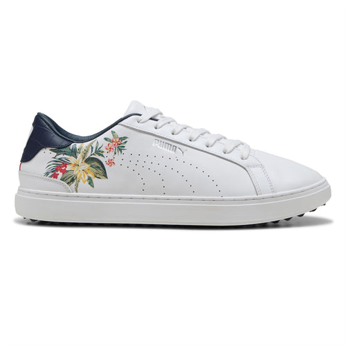 X PTC Clyde Golf Shoes Puma White/Deep Navy/Red Fire