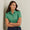 Womens Albatross Polo Forest Green