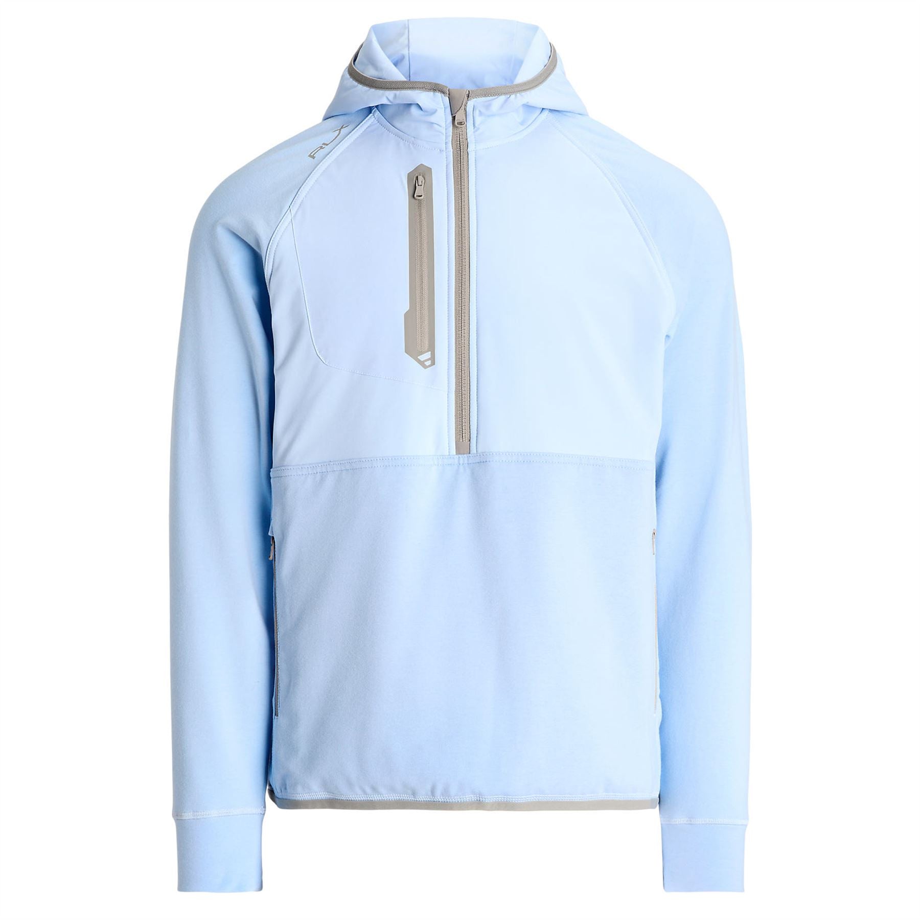 Hybrid Performance Half Zip Hoodie Office Blue/Peak Grey
