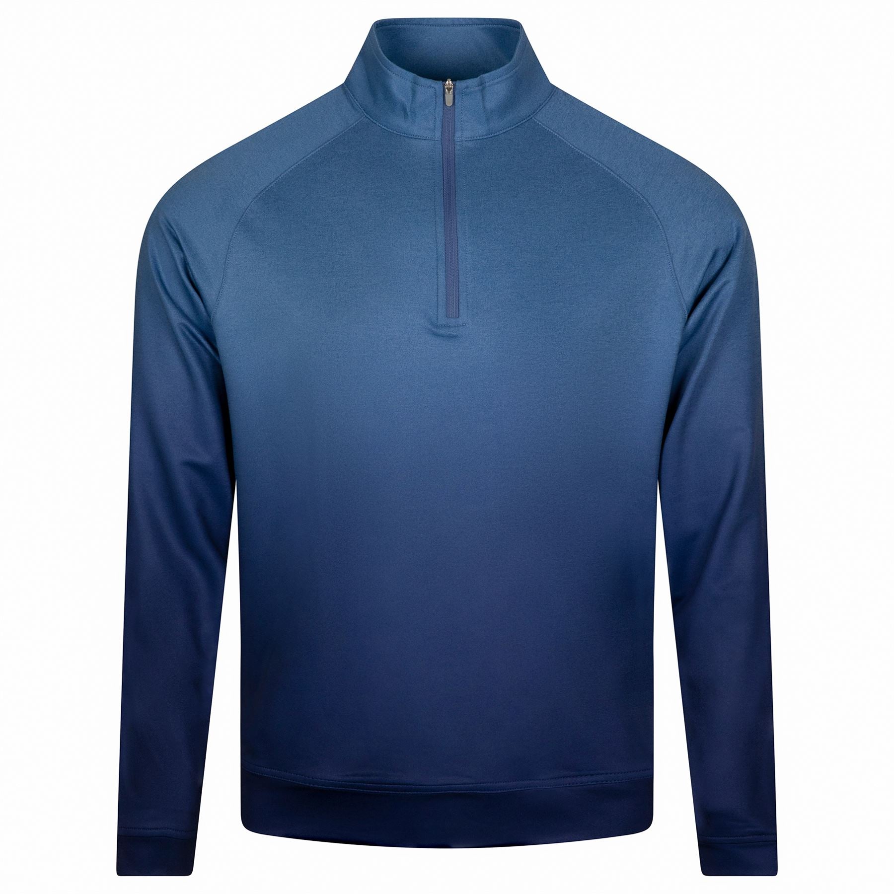 Perth Ombre Performance Quarter Zip Mid Layer Sport Navy