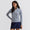 RLX Womens Peached Jersey Half Zip Pullover Refined Navy/Ceramic White/Blue Mist