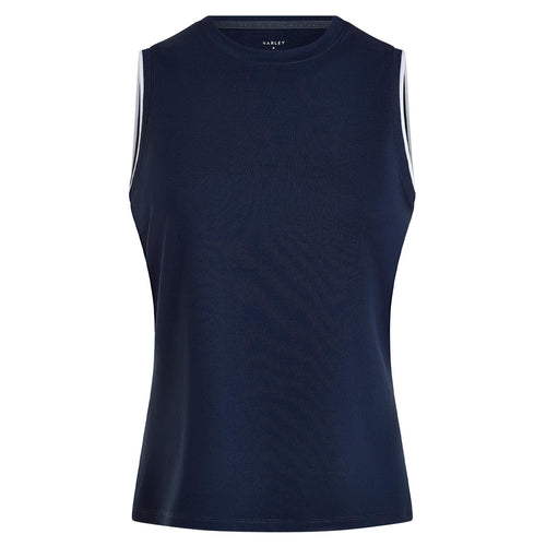 Womens Arton Performance Tank Polo Blue Nights/White