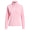 Womens Stretch Jersey Quarter Zip Pullover Course Pink/Ceramic White