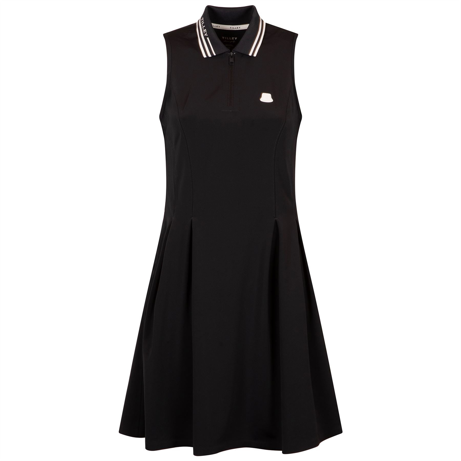 Womens Polo Dress Navy/White