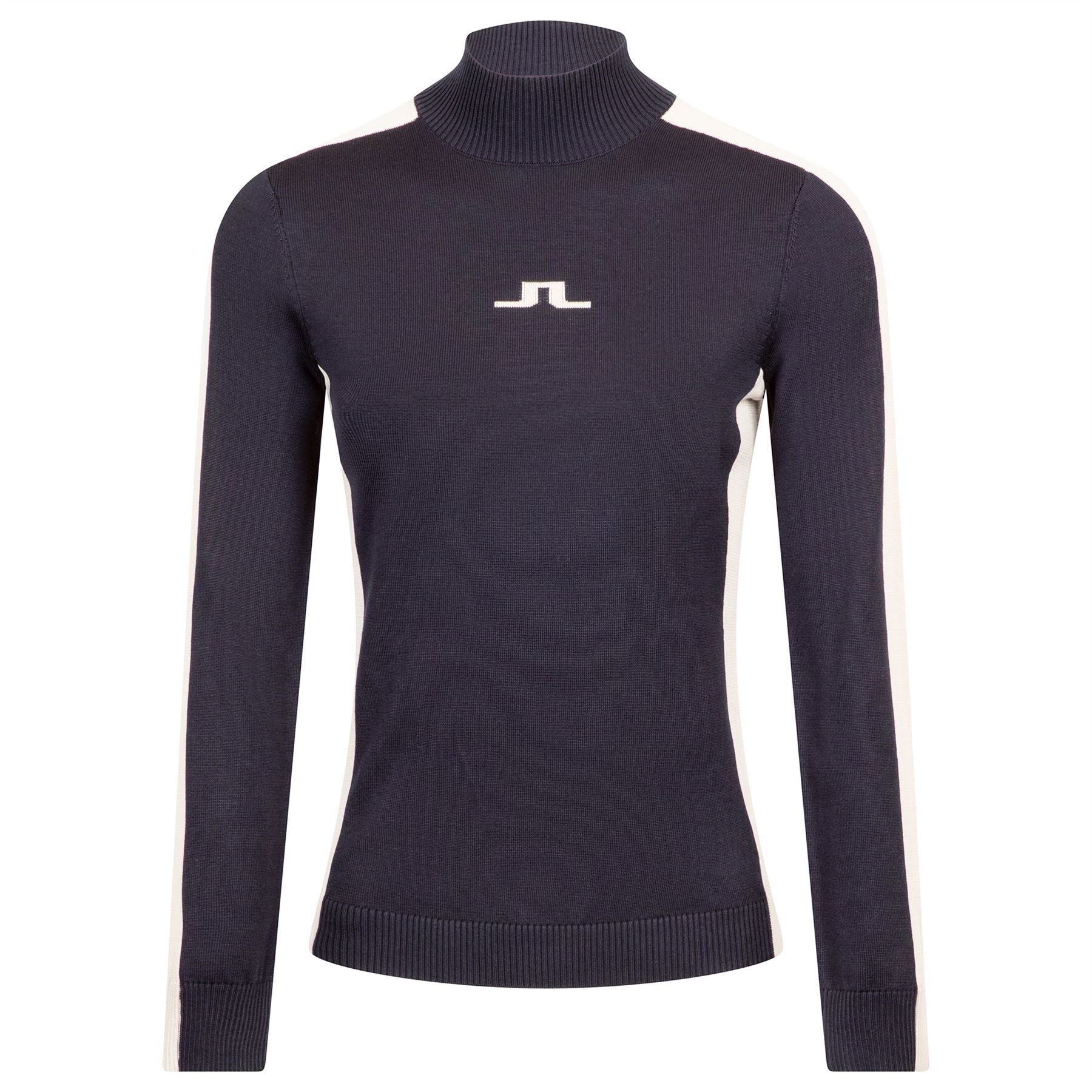 Womens Adia Wool Blend Knitted Sweater JL Navy