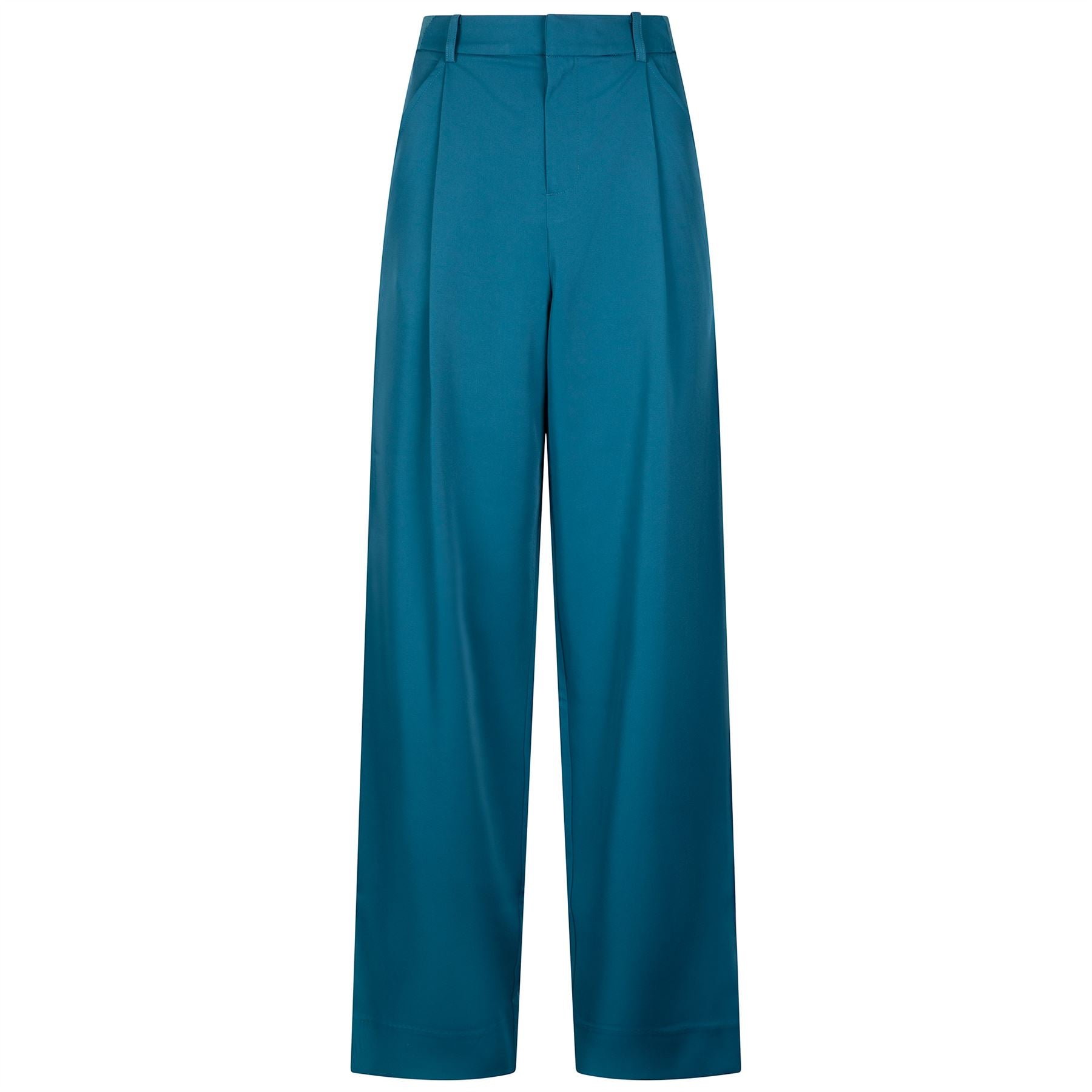 Womens Emilia Pleated Pants Ocean Multi