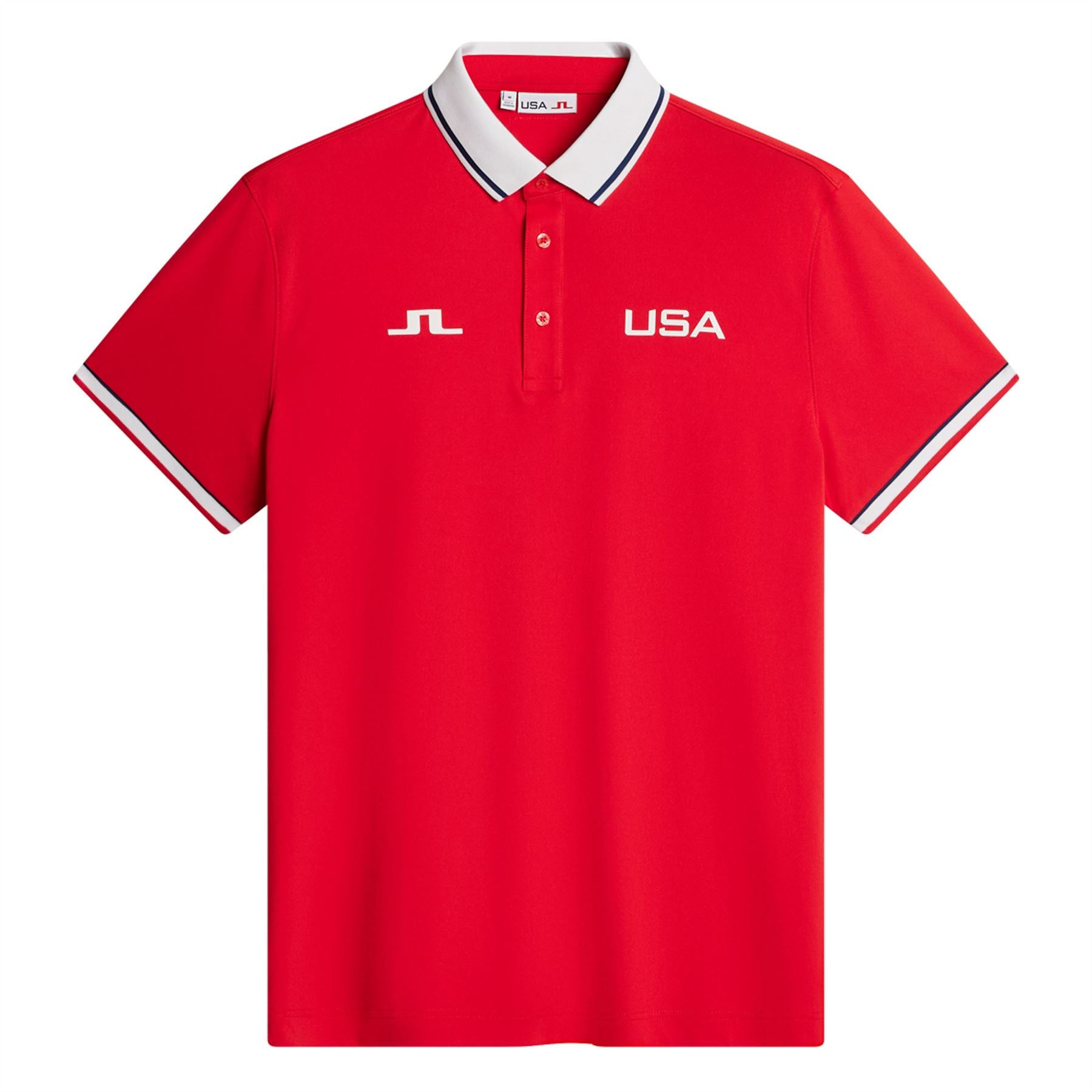 Timeo Regular Fit TX Jersey Polo Flame Scarlet