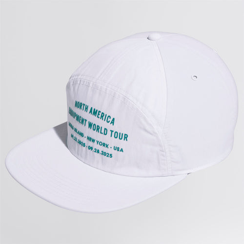 Equipment 7-Panel Flat Cap White