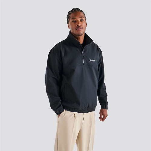 Noah Half Zip Pullover Black