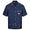 Ronin Linen Button Down Polo Navy