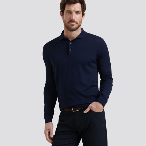 Dorset Sweater Polo Navy