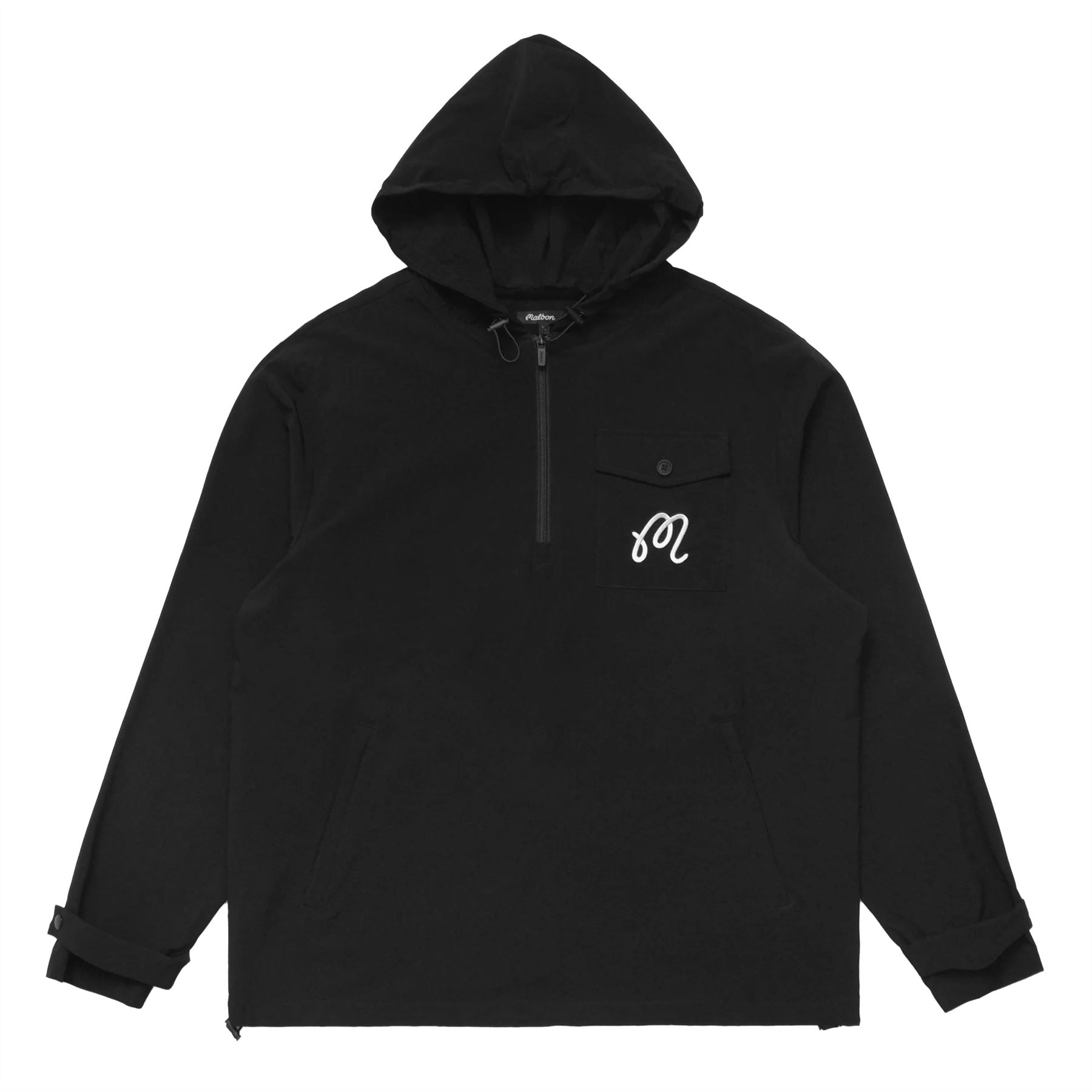Sawyer Gusset Hoodie Black