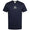 Regular Fit Cotton Jersey Branded T-Shirt Navy Blue