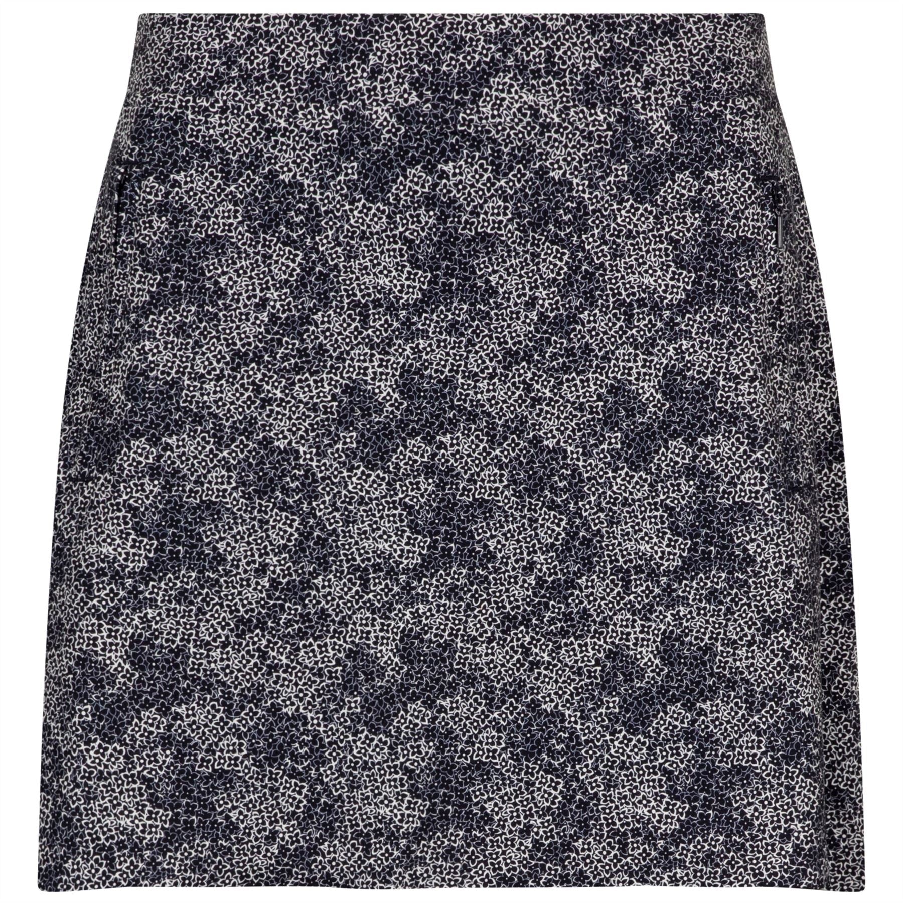 Womens Hydrangea Silky Tech Nyon A-Line Skort Twilight