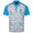70's Oxford Block Golf Polo Mediterranian