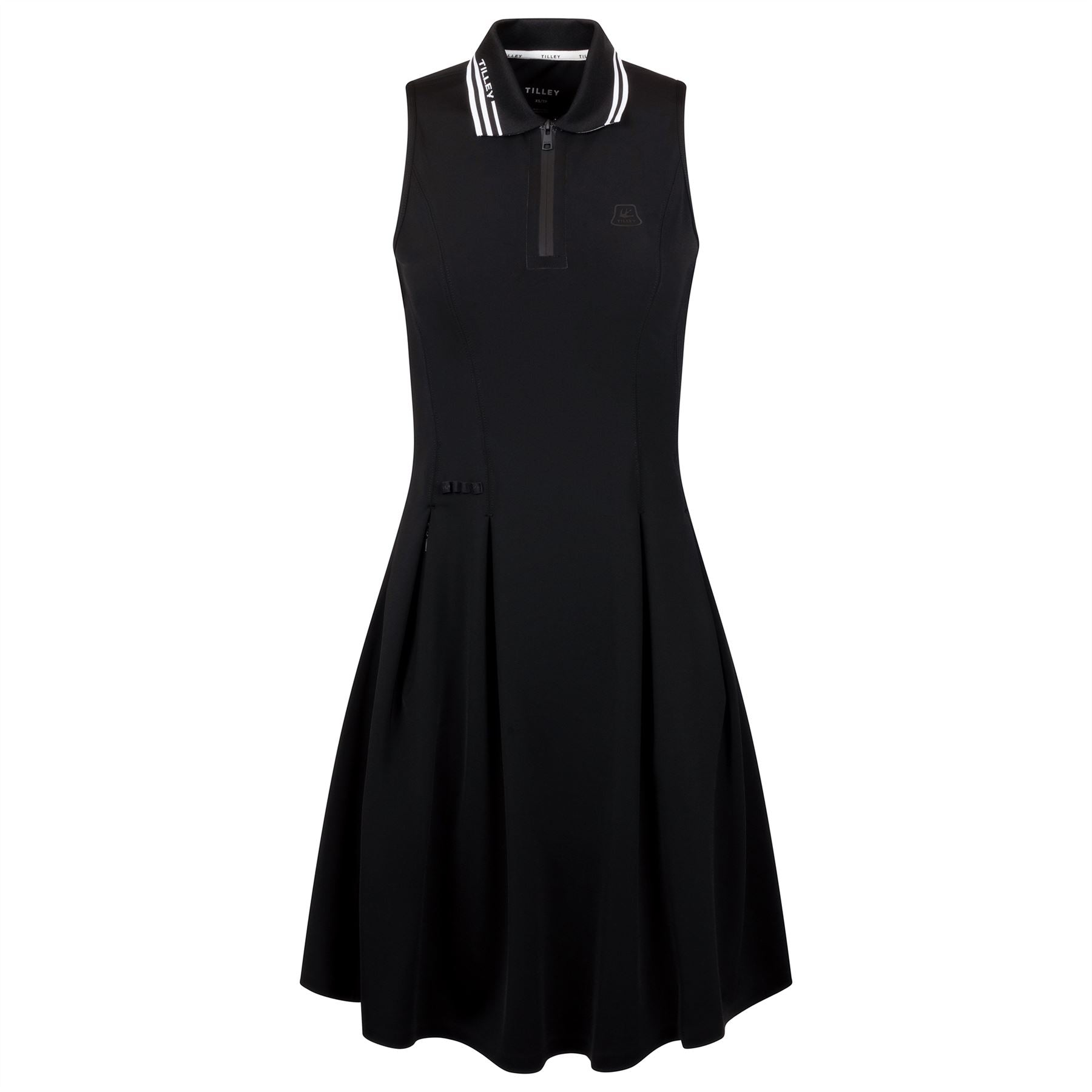 Womens Polo Dress Black