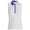 Womens Quarter Zip Tech Pique Sleeveless Polo Snow