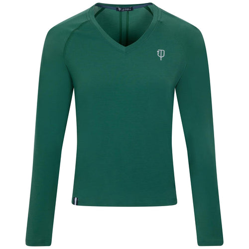 Womens 5.0 LS Tee Pritchard Green