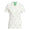 Womens Printed Trefoil Polo Chalk White/Green