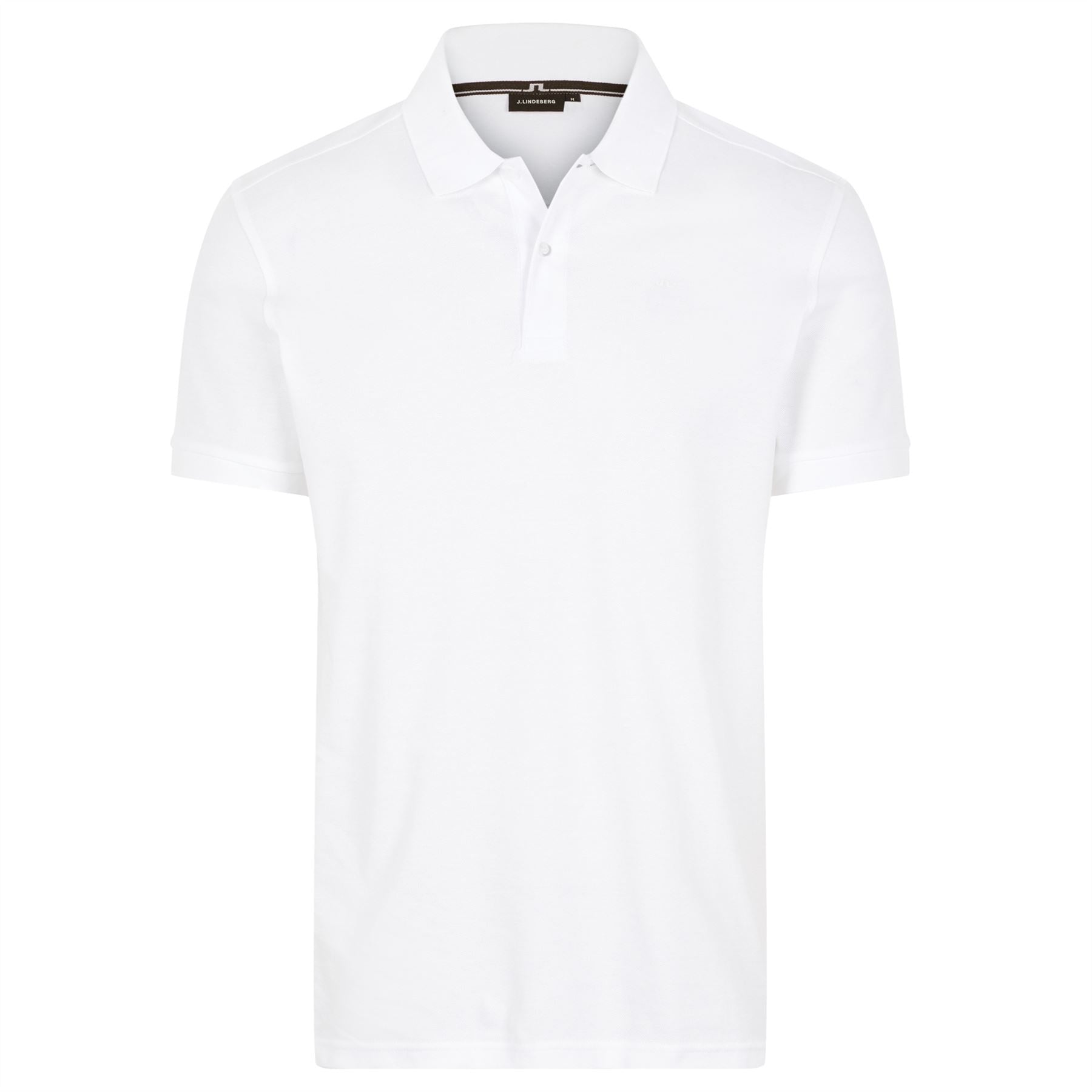 Troy Slim Fit Pique Polo White