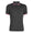 Melange Rib Collar Tech Jersey Polo Charcoal Heather Grey