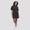 Womens Beyond The Course Loose Fit Mock Neck Dress Black