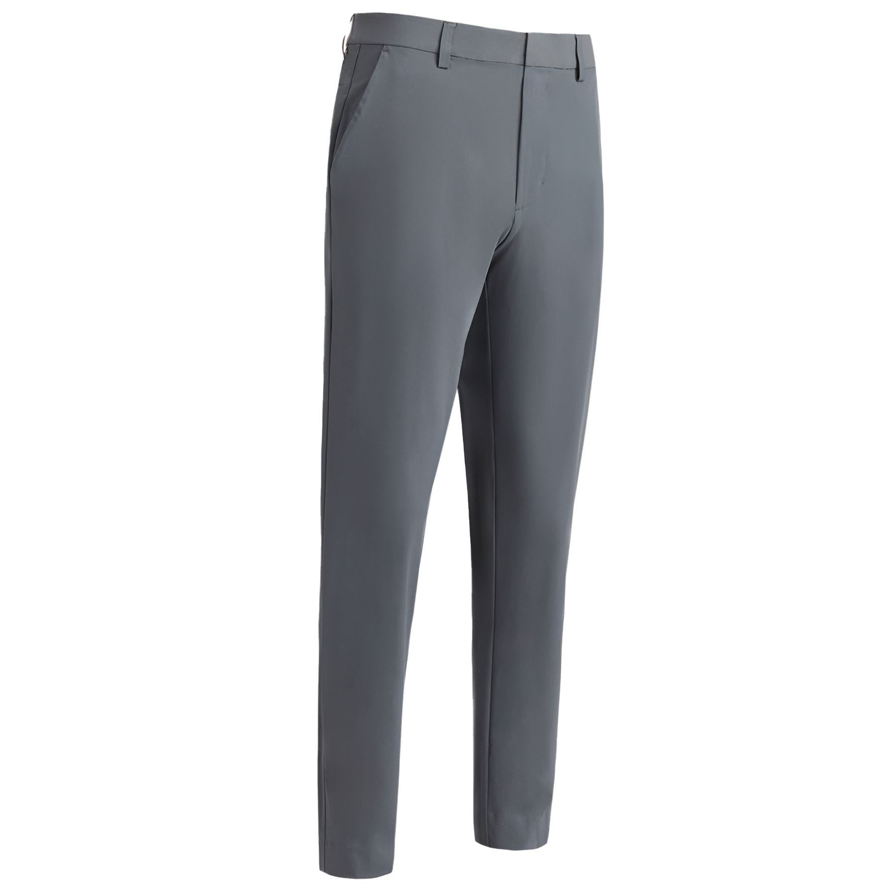 Warp Knit Straight Leg Pants Charcoal