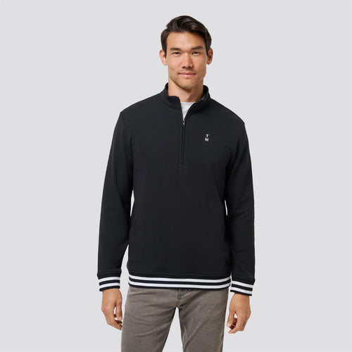 Happier Hour Quarter Zip Black