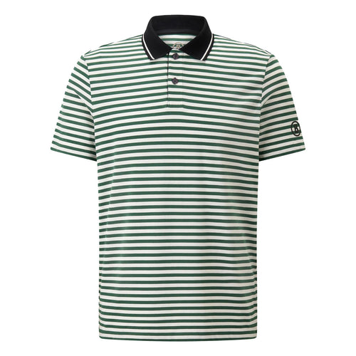 Andy Stripe Polo Hunter Green
