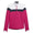 Womens Lightweight Quarter Zip Pinktastic-Navy Blazer