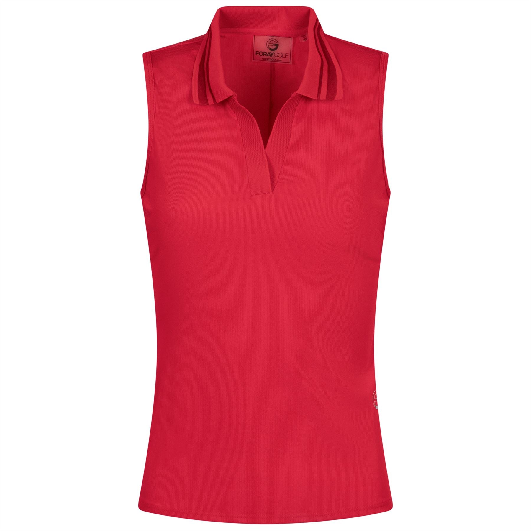 Womens SL V-Neck Rib Polo Frutto