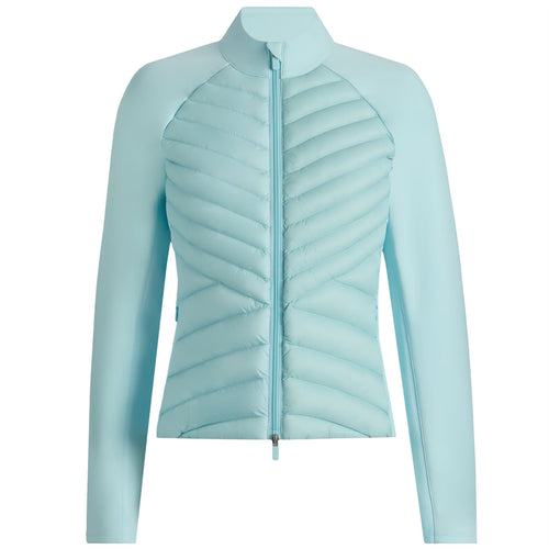 Womens Quilted Nylon Interlock Hybrid Jacket Daybreak