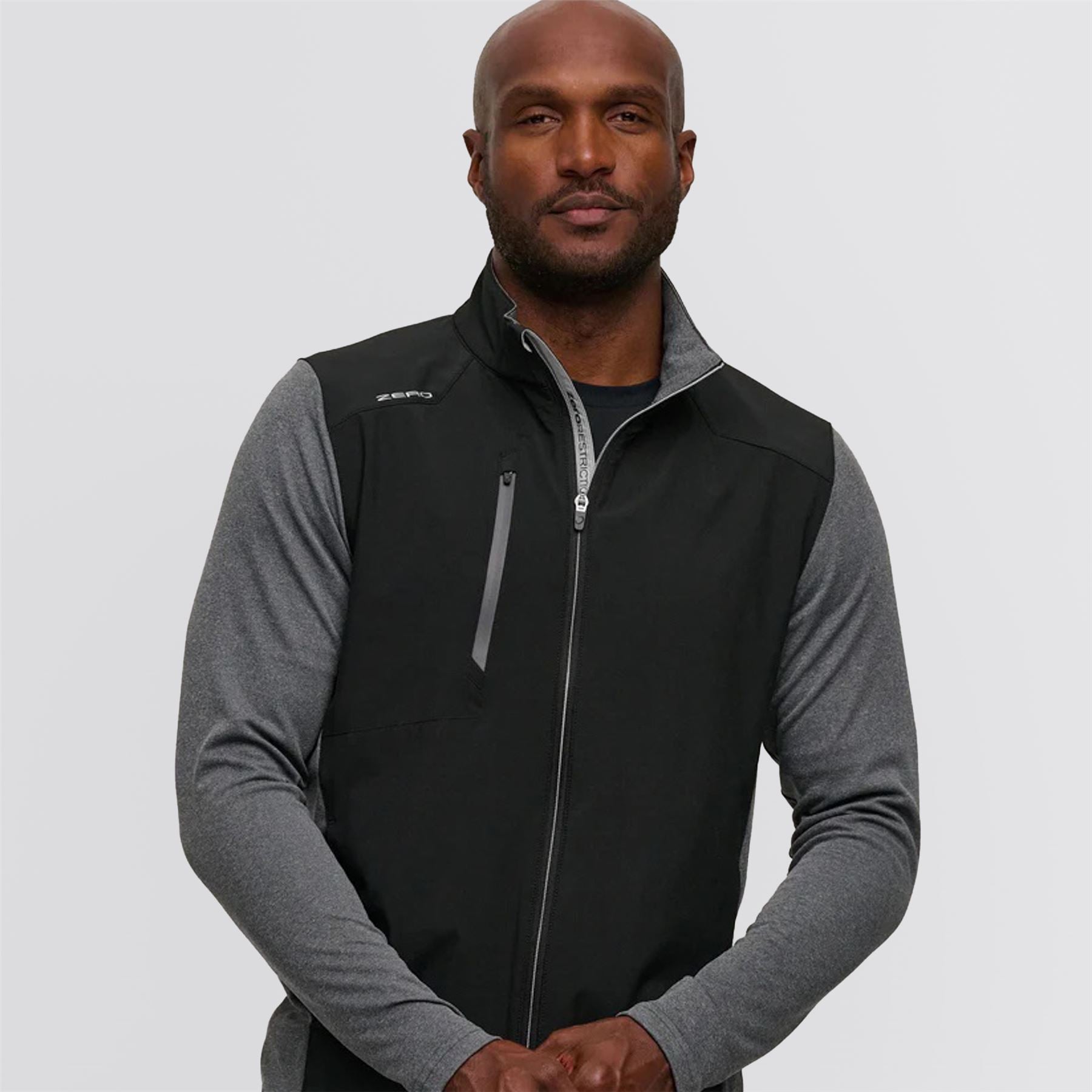 Z710 Full Zip Hybrid Jacket Black/Charcoal
