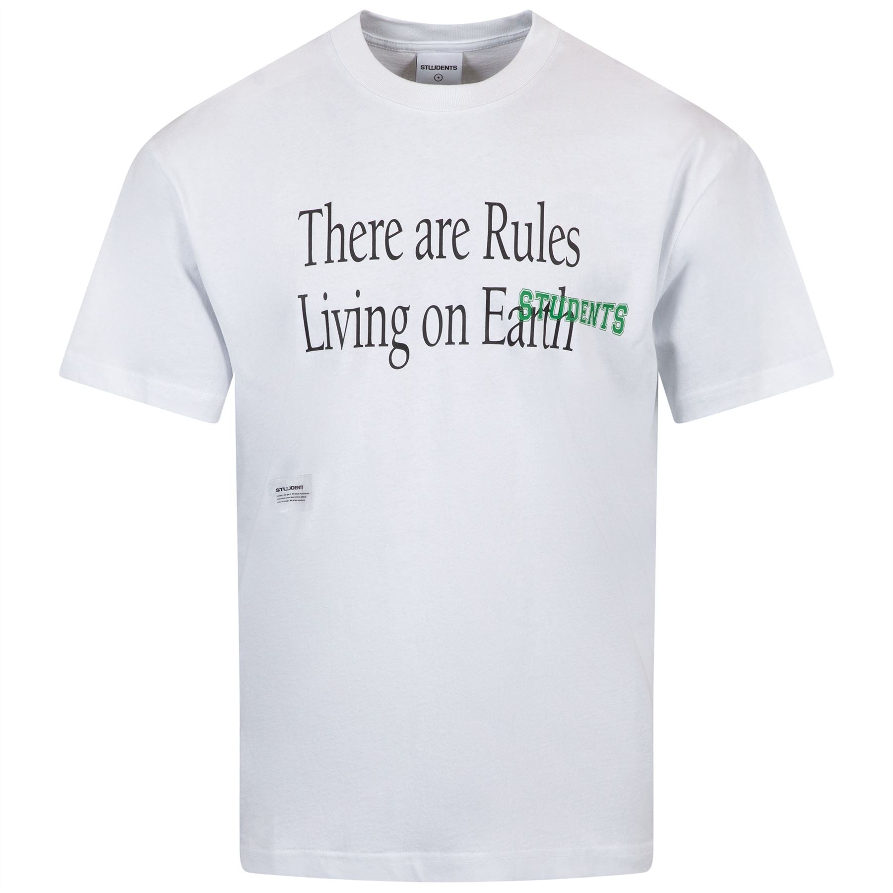 There Are Rules Tee White