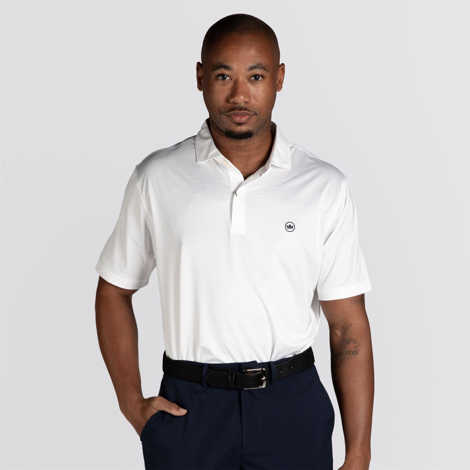 Empire Performance Jersey Polo White