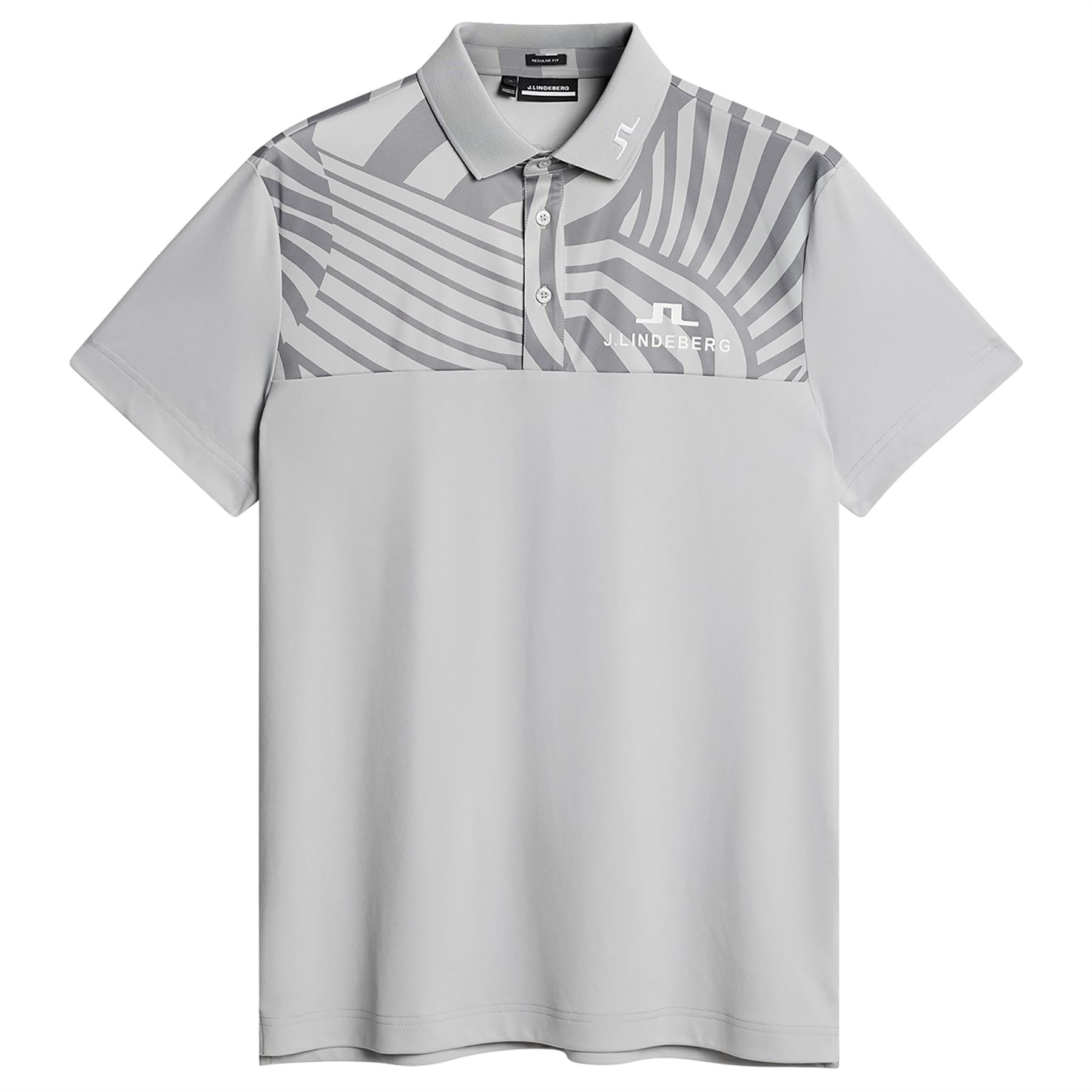 Jeff Regular Fit TX Jersey Tour Polo Light Grey