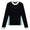 Womens Meadow Mock Neck Knitted Sweater Black