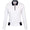 Womens LS Trim Polo White/Navy